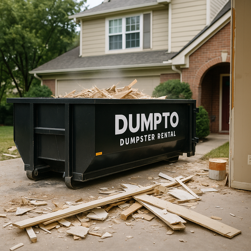 Home renovation dumpster rental